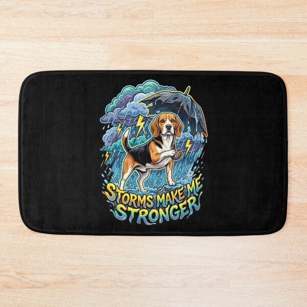 Item preview, Storms Make Me Stronger Beagle Resilience Funny Graphic Design designed and sold by Tong4130.