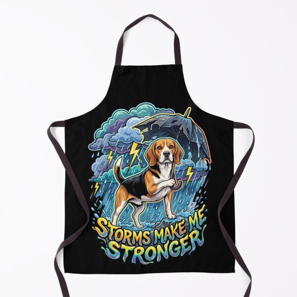 Item preview, Storms Make Me Stronger Beagle Resilience Funny Graphic Design designed and sold by Tong4130.