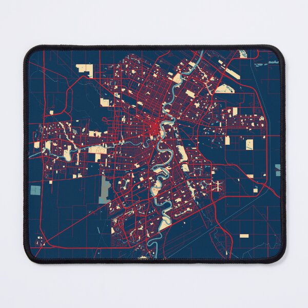 Item preview, Winnipeg City Map of Manitoba, Canada - Stencil designed and sold by deMAP.