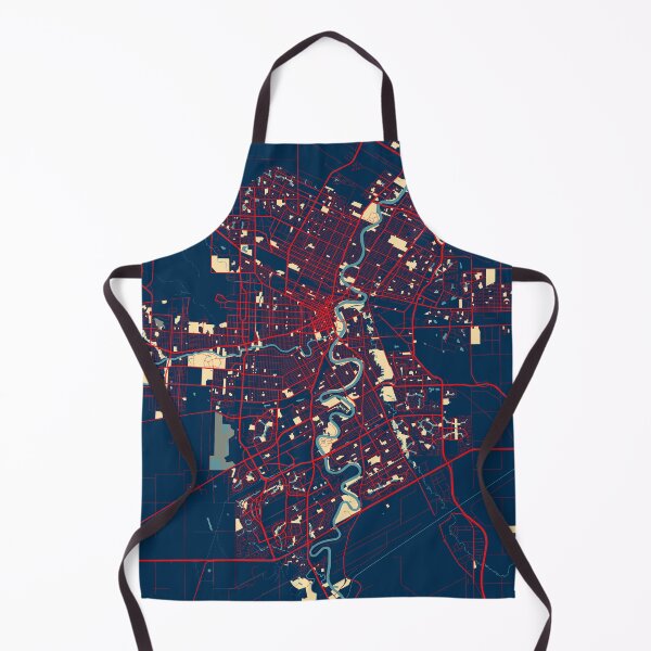 Item preview, Winnipeg City Map of Manitoba, Canada - Stencil designed and sold by deMAP.