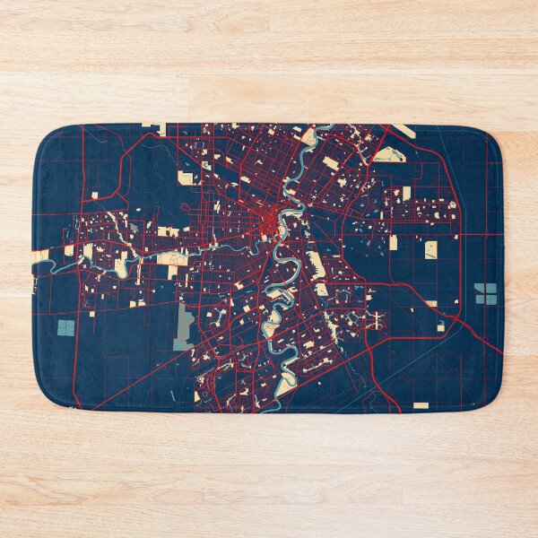 Item preview, Winnipeg City Map of Manitoba, Canada - Stencil designed and sold by deMAP.