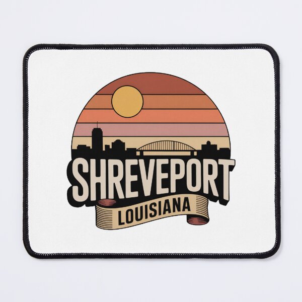 Item preview, Shreveport Louisiana: Warm Sunset Skyline Bridge Scroll designed and sold by CircinusStore.