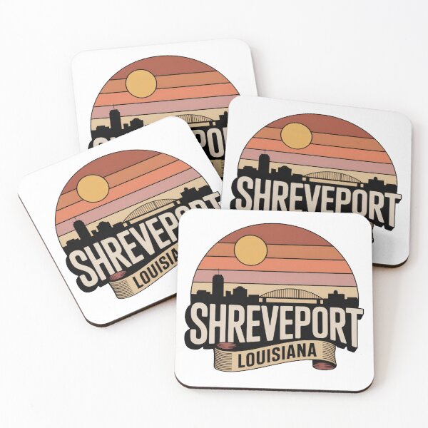 Item preview, Shreveport Louisiana: Warm Sunset Skyline Bridge Scroll designed and sold by CircinusStore.