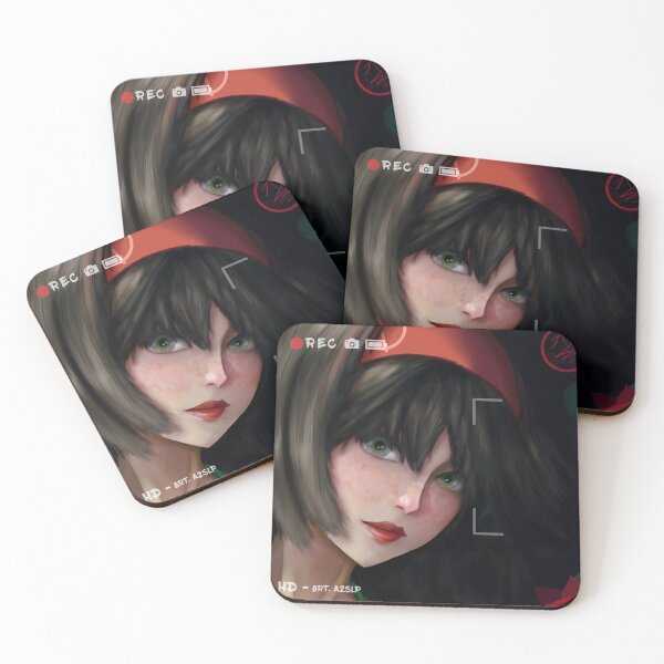 Item preview, Cute Woman over Roses / face selfie designed and sold by A2SLP-Art.
