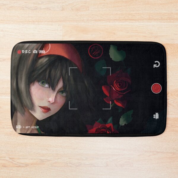 Item preview, Cute Woman over Roses / face selfie designed and sold by A2SLP-Art.