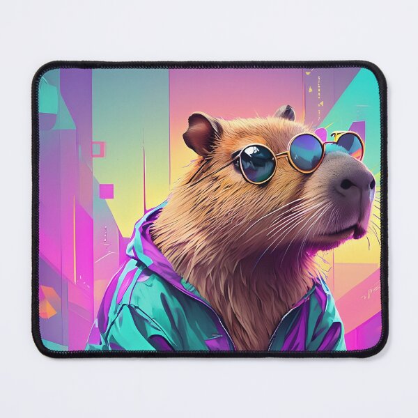 Item preview, Retro Windbreaker Capybara Chill designed and sold by Sybille-Yates.