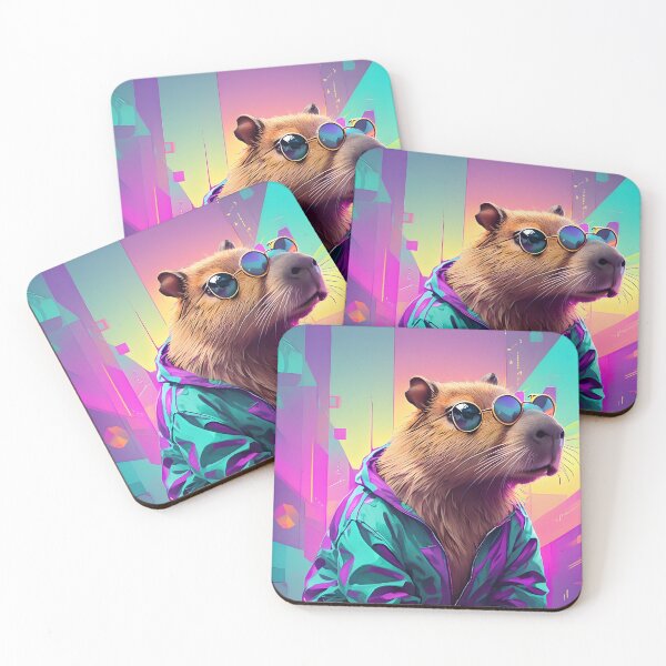 Item preview, Retro Windbreaker Capybara Chill designed and sold by Sybille-Yates.