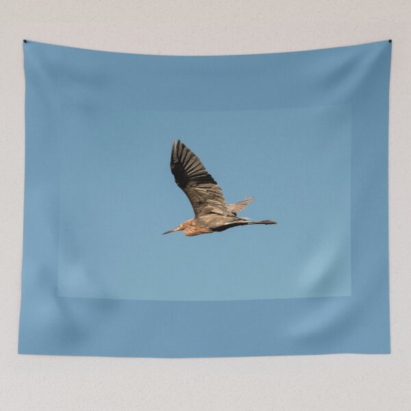 Item preview, Flying Egret in a Clear Sky designed and sold by Debra Martz.