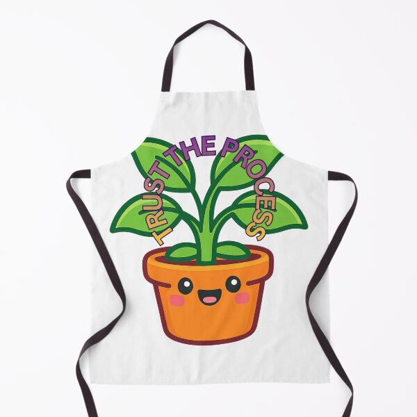 Item preview, Trust The Process Cute Plant Motivational Sticker designed and sold by LumereAndCoeur.