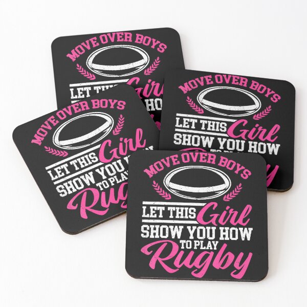 Item preview, Move Over Boys Rugby Girl Quote designed and sold by GabrieSketcham.