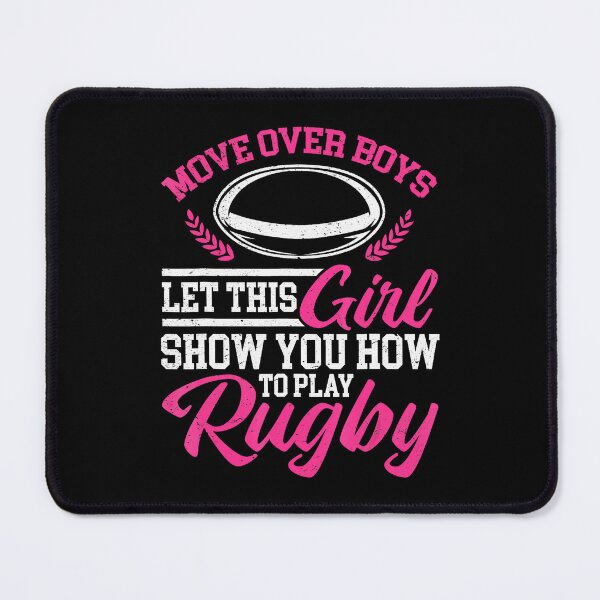 Item preview, Move Over Boys Rugby Girl Quote designed and sold by GabrieSketcham.
