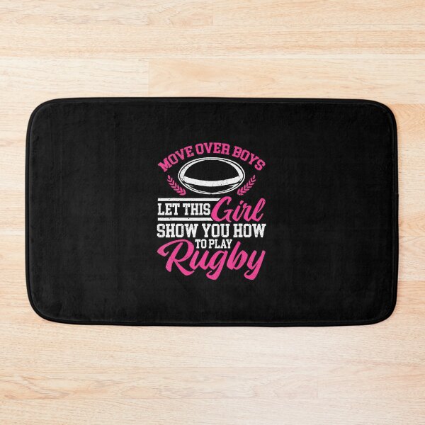 Item preview, Move Over Boys Rugby Girl Quote designed and sold by GabrieSketcham.