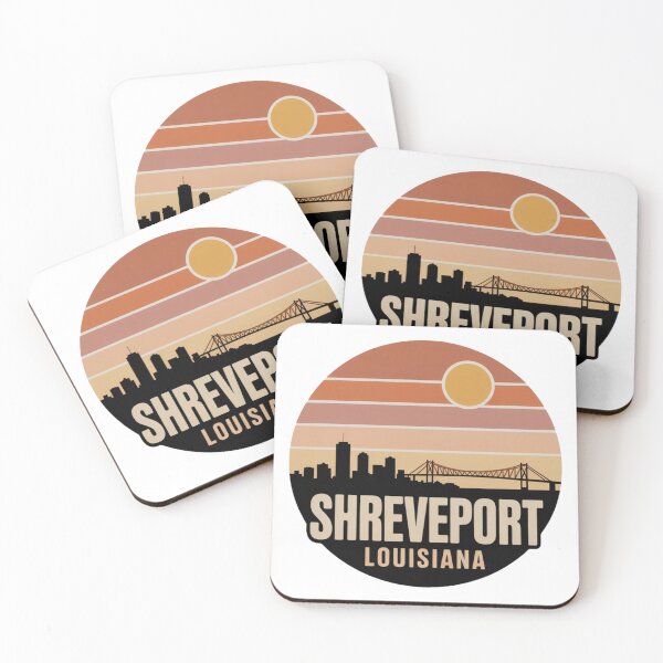 Item preview, Shreveport Louisiana: Warm Sunset Skyline  designed and sold by CircinusStore.