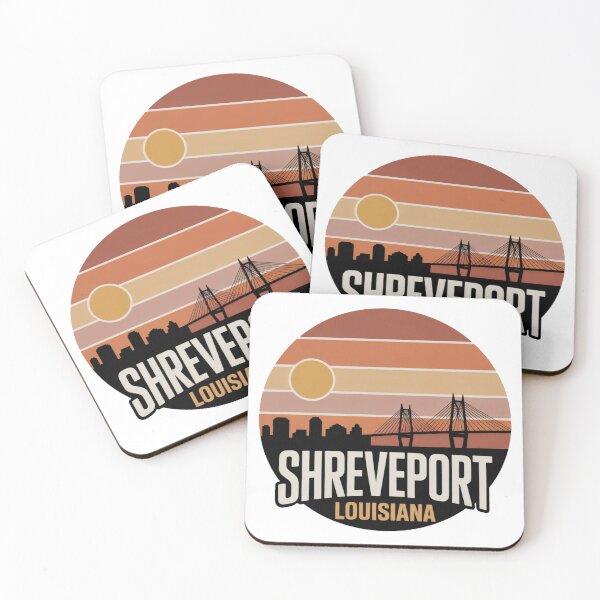 Item preview, Shreveport Louisiana: Skyline Cable Bridge Bold Dark designed and sold by CircinusStore.
