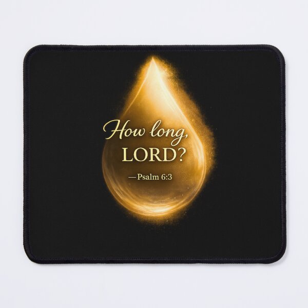 Item preview, Psalm 6:3 How Long Lord Christian Shirt – Scripture Lament Faith Tee – Biblical Prayer Shirt designed and sold by Dexters Inspiring Creations.