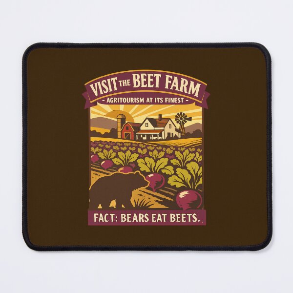 Item preview, Rustic Beet Farm Agritourism Travel Poster designed and sold by agearb.