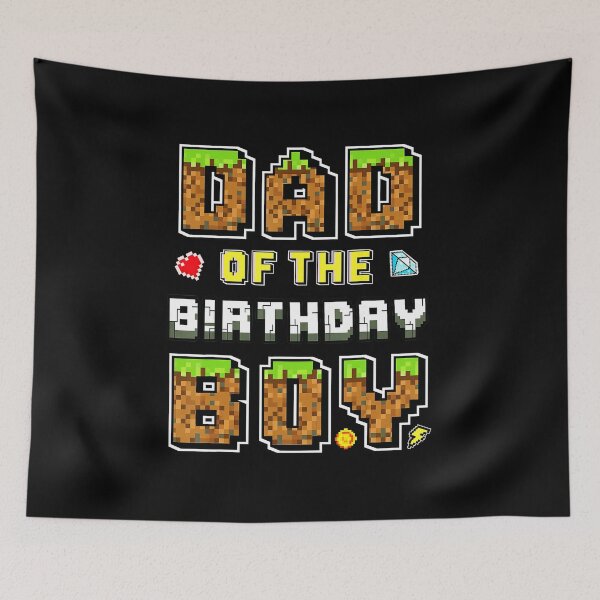 Item preview, Dad of the Birthday Boy Gamer Pixel Party  designed and sold by FGTV2021.
