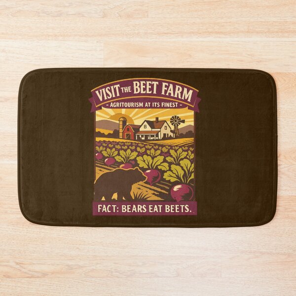 Item preview, Rustic Beet Farm Agritourism Travel Poster designed and sold by agearb.