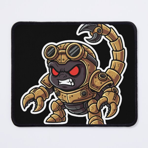 Item preview, Bionic Scorpion Steampunk Warrior Brass Rivets designed and sold by PixelStudioBe.