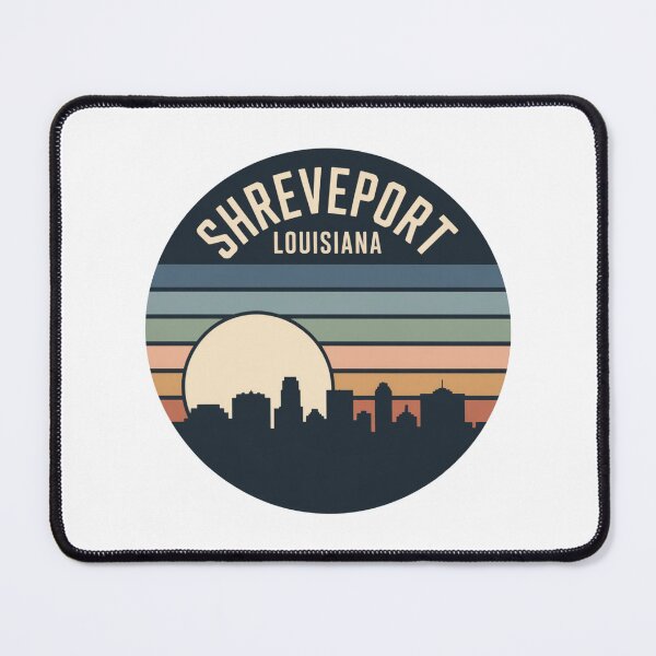 Item preview, Shreveport Louisiana: Muted Stripes Skyline designed and sold by CircinusStore.