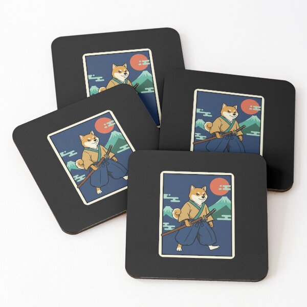 Item preview, Samurai Shiba Inu Japanese Style Illustration designed and sold by JordynLadukeg65.