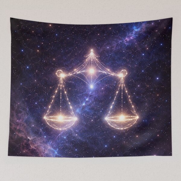 Item preview, Libra Zodiac Constellation – Elegant Celestial Balance Design designed and sold by RolMerch.