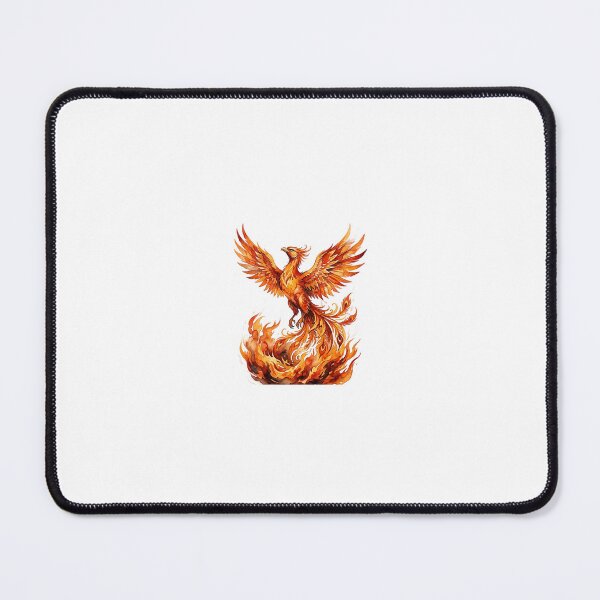 Item preview, Rising Phoenix — Watercolor Fire Bird Art Print | Mythical Rebirth Illustration designed and sold by ColdAngleArt.
