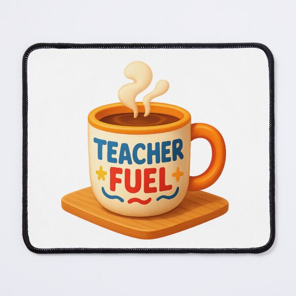 Item preview, Teacher Fuel Coffee Design Cute Teacher Gift designed and sold by LumereAndCoeur.