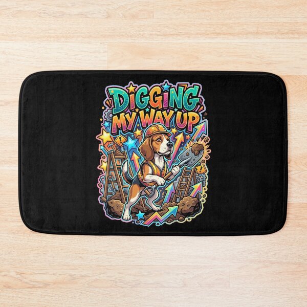 Item preview, Digging My Way Up Beagle Motivation Graphic Quote Vector designed and sold by Tong4130.