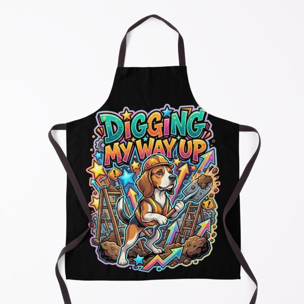 Item preview, Digging My Way Up Beagle Motivation Graphic Quote Vector designed and sold by Tong4130.