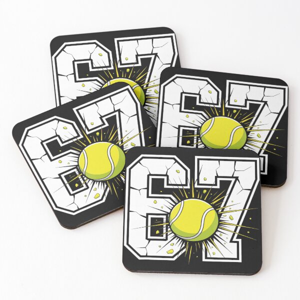 Item preview, 67 Tennis Meme Ball Smash Number Sports  designed and sold by WayTBeenkenArt.