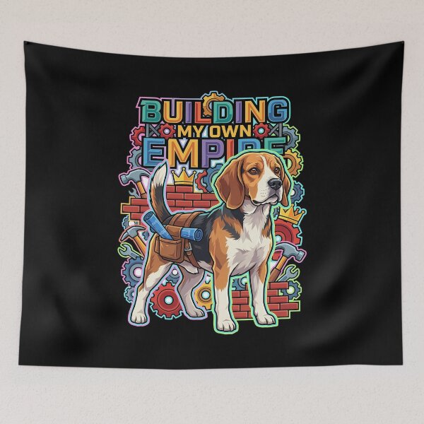 Item preview, Building My Own Empire Beagle Constructor TShirt Design Art designed and sold by Tong4130.