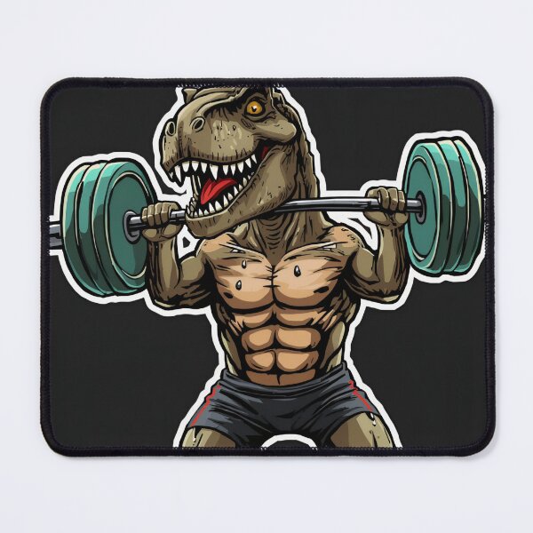 Item preview, Leg Day Survivor — T-Rex Deadlift Funny Gym Sticker designed and sold by AnkerShopping.