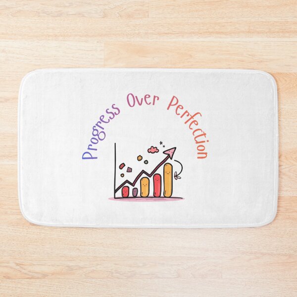 Item preview, Progress Over Perfection Growth Mindset Design designed and sold by LumereAndCoeur.
