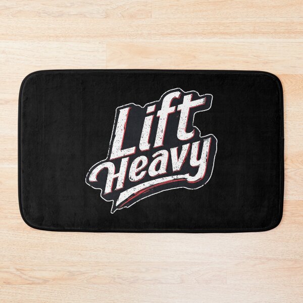 Item preview, Lift Heavy Bold Gym Typography designed and sold by AlvelinaCP.