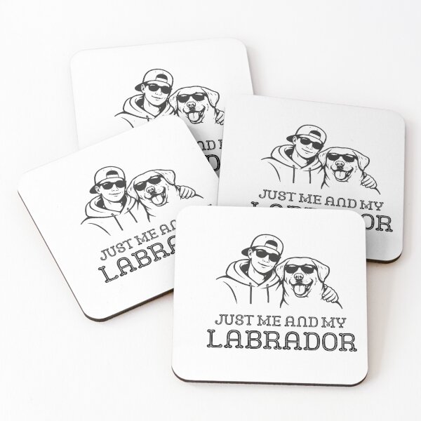 Item preview, Minimalist Labrador T-Shirt – Black & White Streetwear Dog Owner Design designed and sold by RALYSHOP.