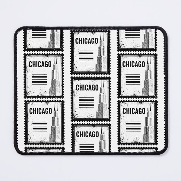Item preview, Chicago Skyline Vintage Postage Stamp b designed and sold by Fikuall.