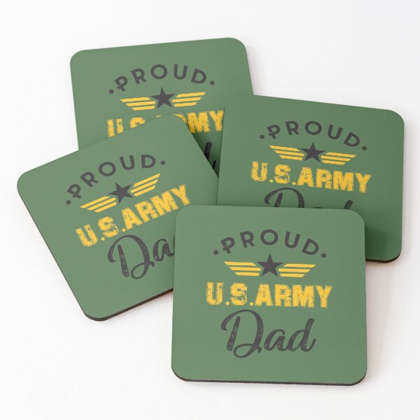 Item preview, Proud US Army Dad Military Father Patriotic Soldier Family Support designed and sold by 19Beauty.