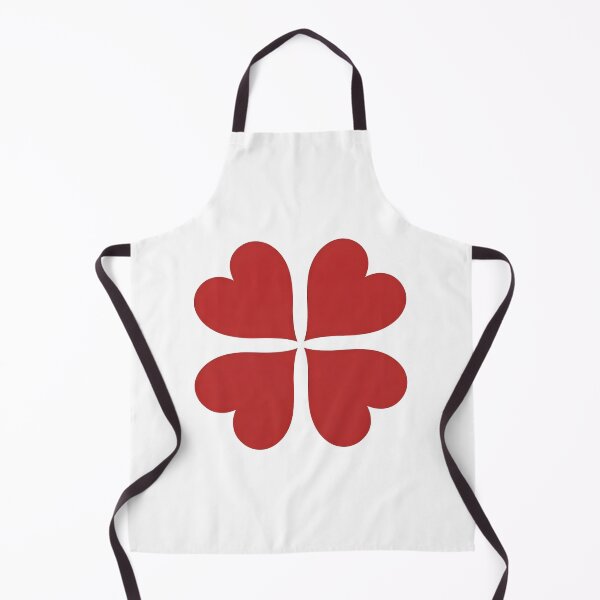Item preview, Four Hearts Clover - Red Geometric Love Design designed and sold by hundred stories.