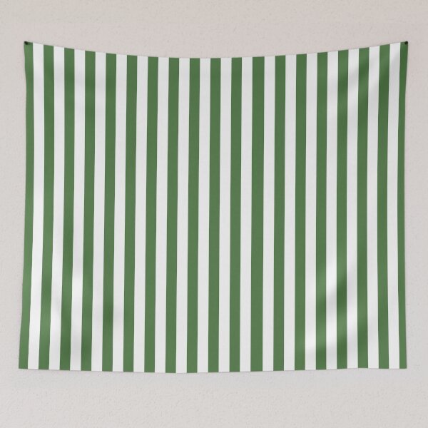 Item preview, Green Stripes Narrow Vertical Stripe Geometric Pattern designed and sold by ArtBIU.