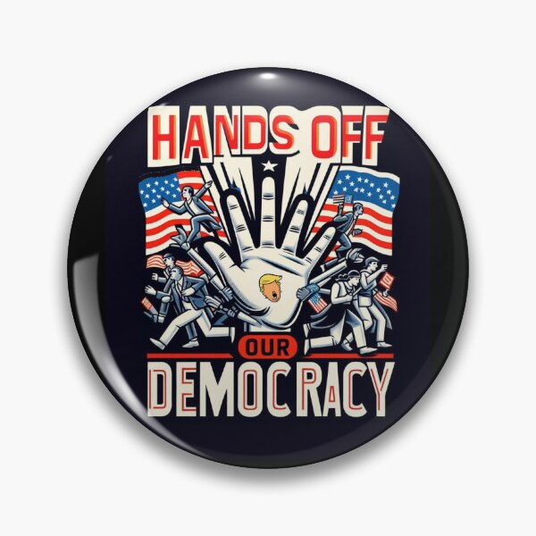Item preview, Banner: Hands off our democracy designed and sold by JaroDesign2023.