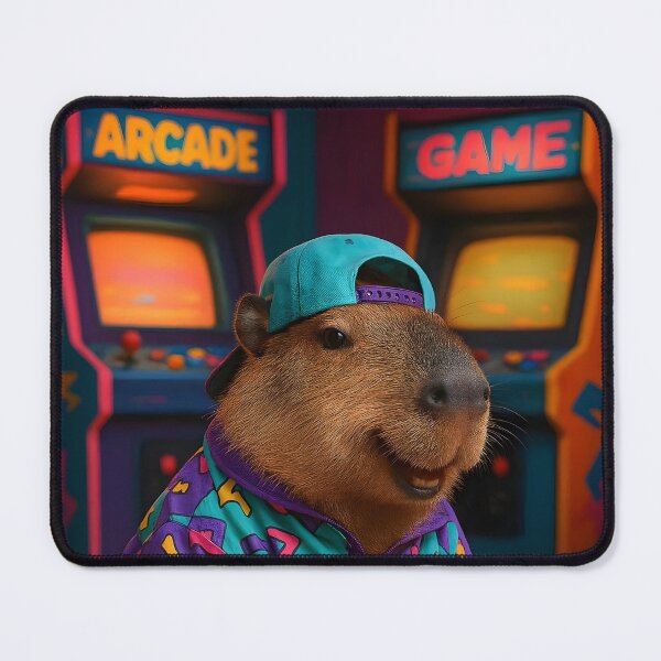 Item preview, 90s Arcade Skater Capybara designed and sold by Sybille-Yates.