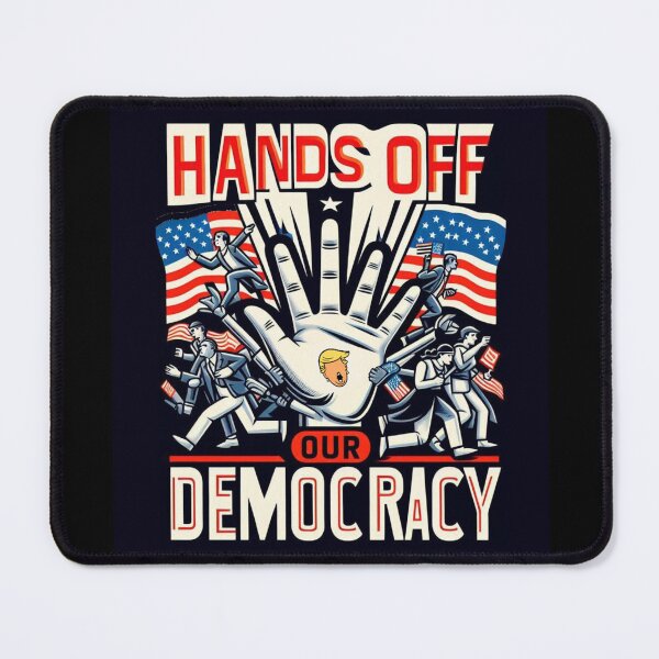 Item preview, Banner: Hands off our democracy designed and sold by JaroDesign2023.