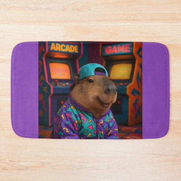 Item preview, 90s Arcade Skater Capybara designed and sold by Sybille-Yates.