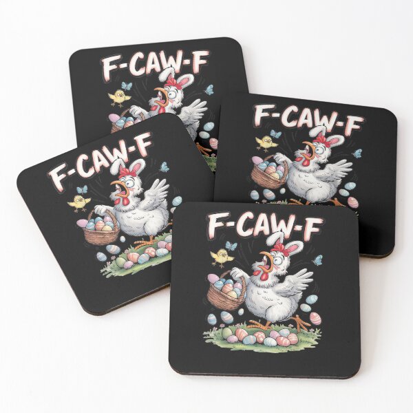 Item preview, F-Caw-F Chicken Bunny Rooster Meme Funny Easter Day designed and sold by Juansustait.