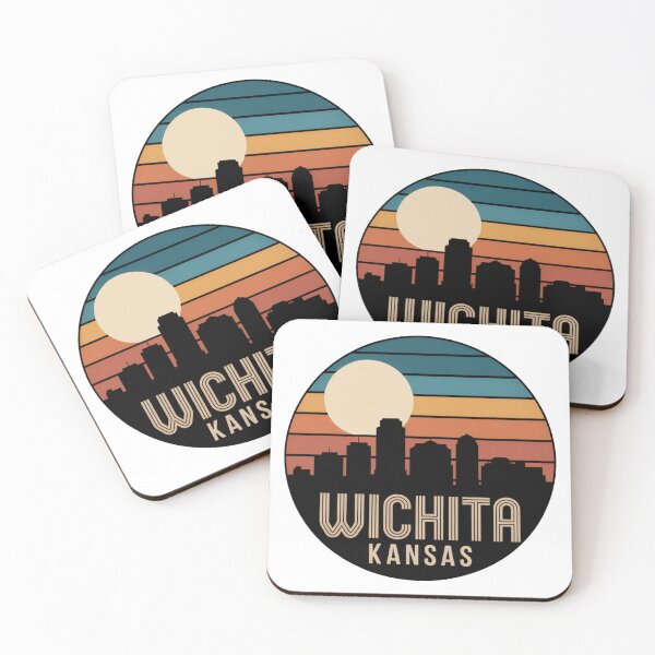 Artikelvorschau, Wichita, KS | Skyline-Umriss entworfen und verkauft von CircinusStore.