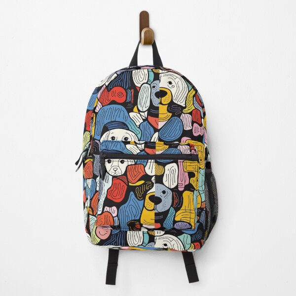 Item preview, Cute Dogs abstract repeated design designed and sold by Rhu Creations.