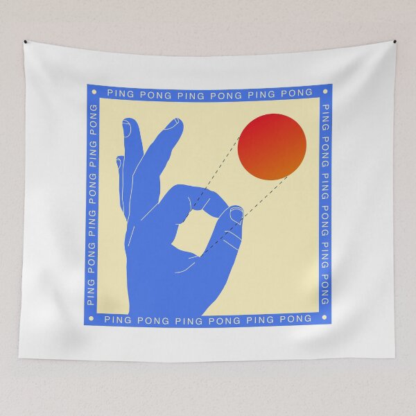 Item preview, Retro Pop Art Ping Pong Flick Graphic designed and sold by Be-bored.