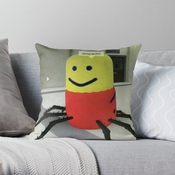 Roblox Despacito Spider Throw Pillow By Tarynwalk Redbubble - creepy despacito spider roblox