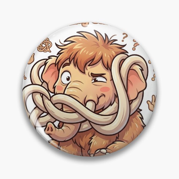 Item preview, Woolly Mammoth - Overthinking Since Ice Age Tangled Tusks  designed and sold by WowDezign.